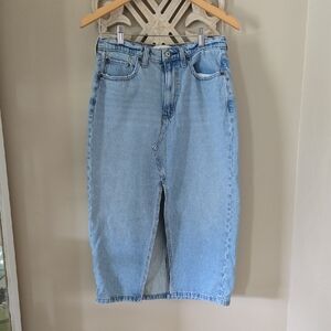 Abercrombie and Fitch High Rise Denim Skirt Size 27